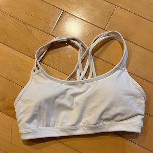 Athleta white sports bra